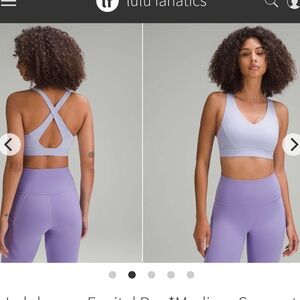 Lululemon Lilac Smoke Purple Envital Bra
